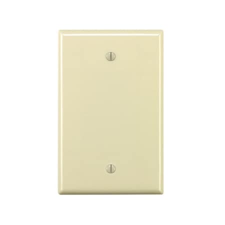 Leviton Leviton Light Almond 1 gang Thermoset Plastic Blank Wall Plate 1 pk 80514-00T